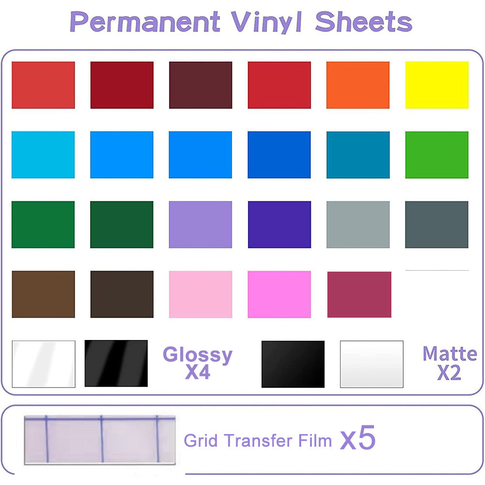 40 sets of glossy vinyl