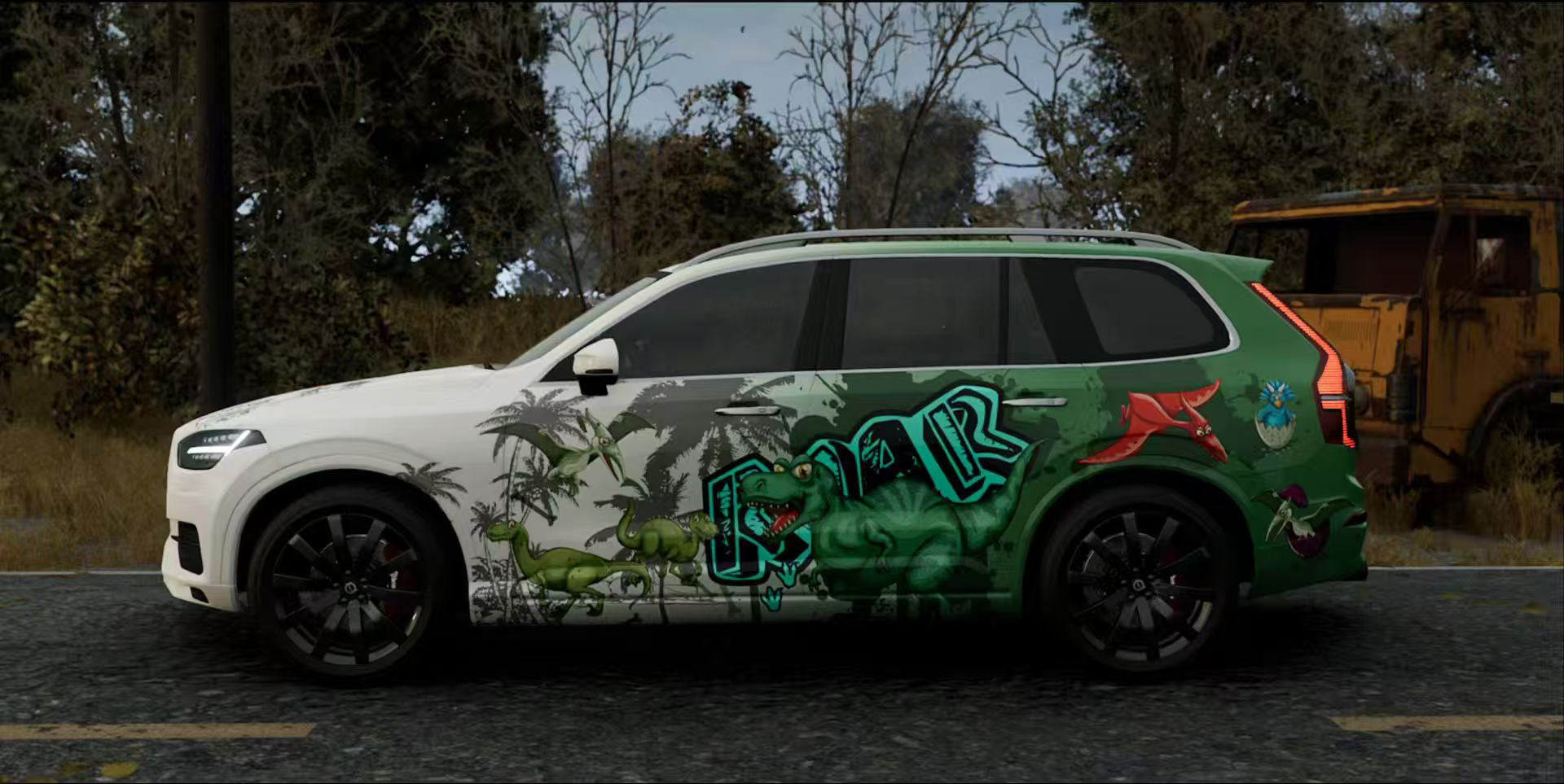 Dinosaur Paint Job