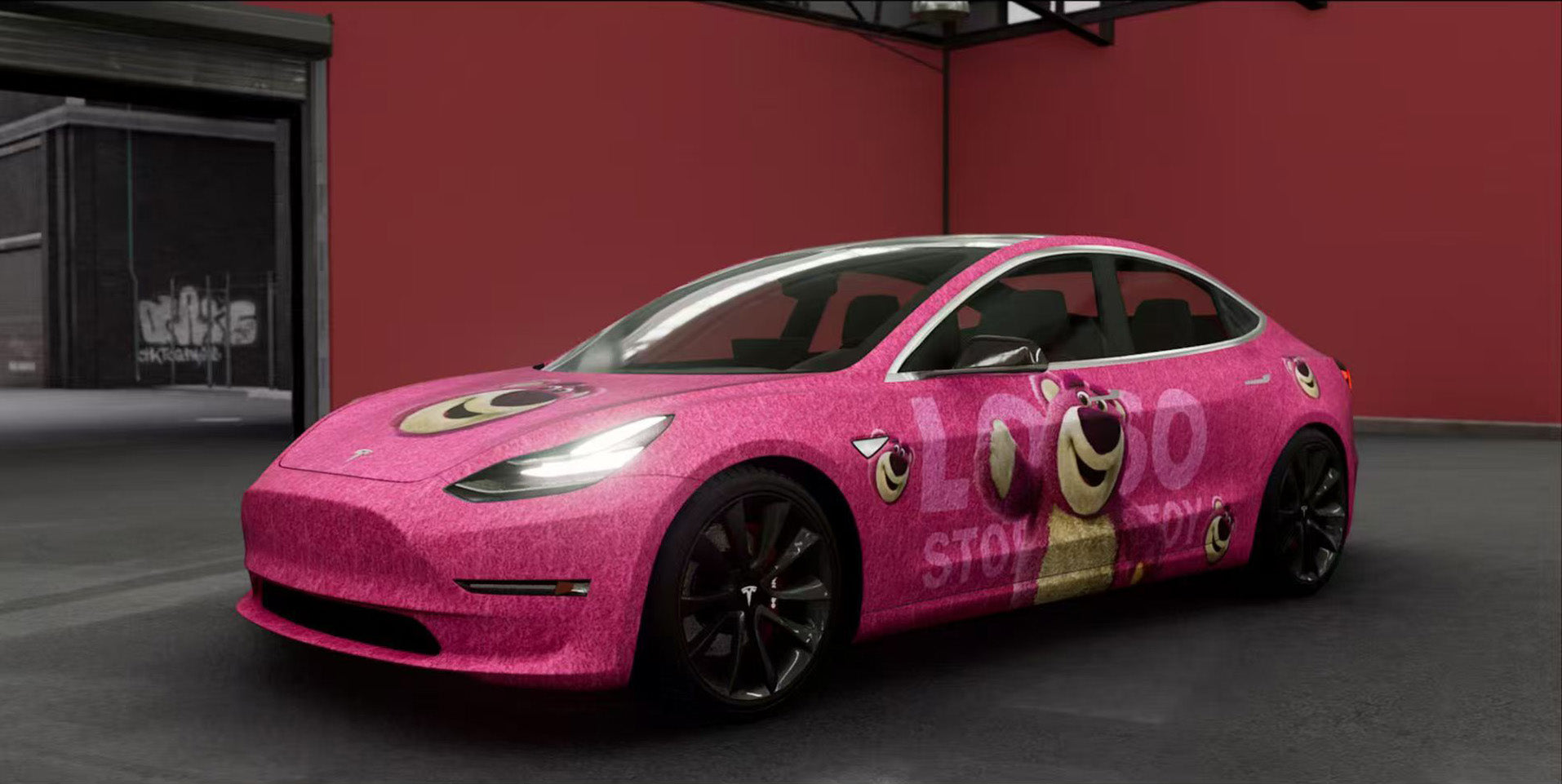 Plush Strawberry Bear