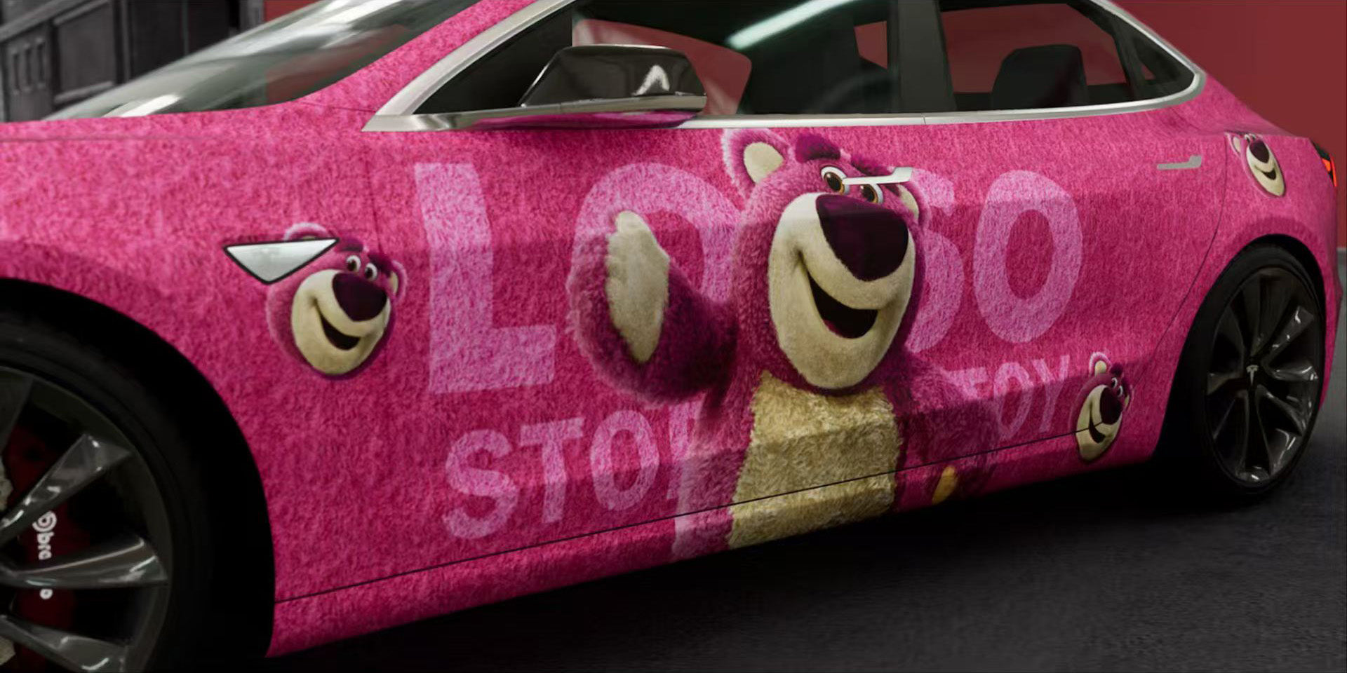 Plush Strawberry Bear