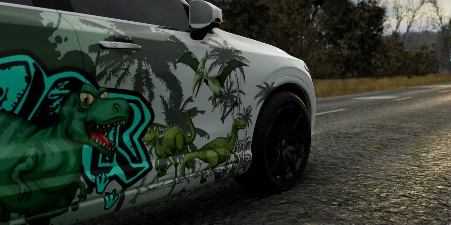 Dinosaur Paint Job