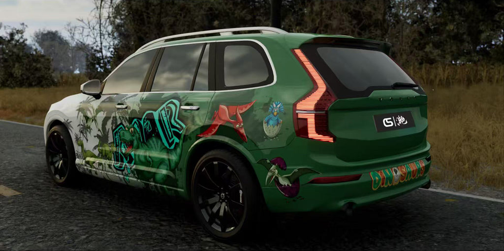 Dinosaur Paint Job