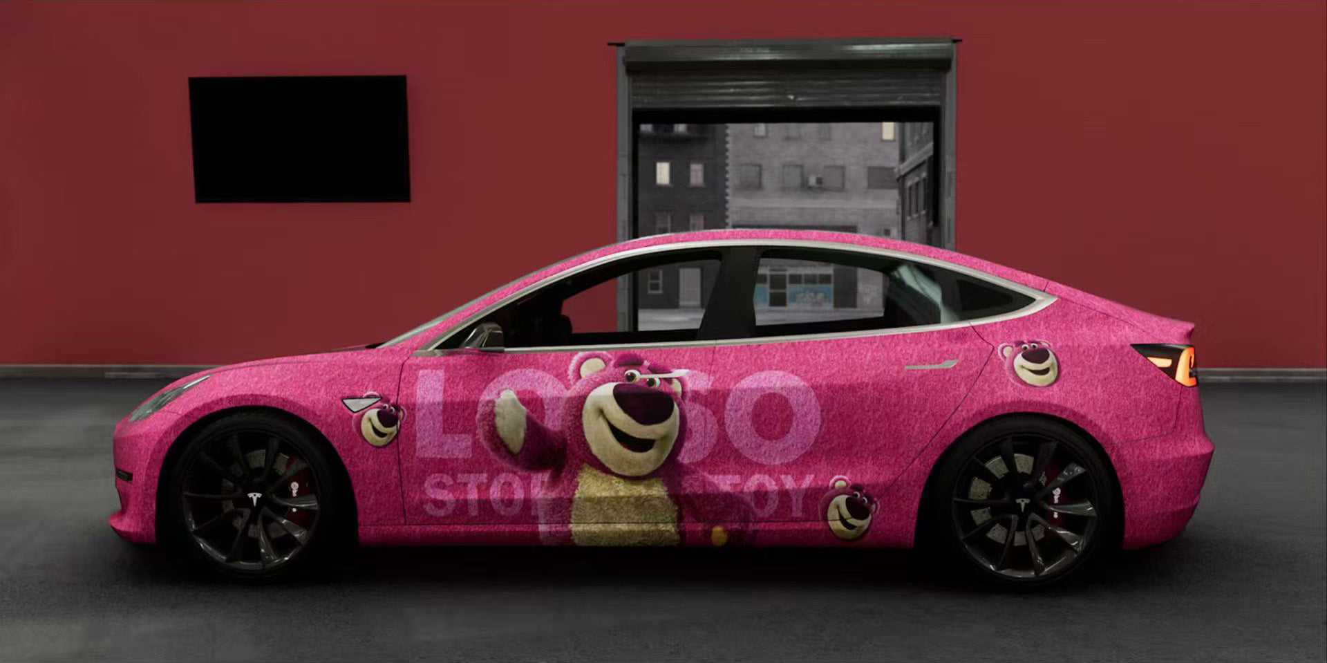 Plush Strawberry Bear