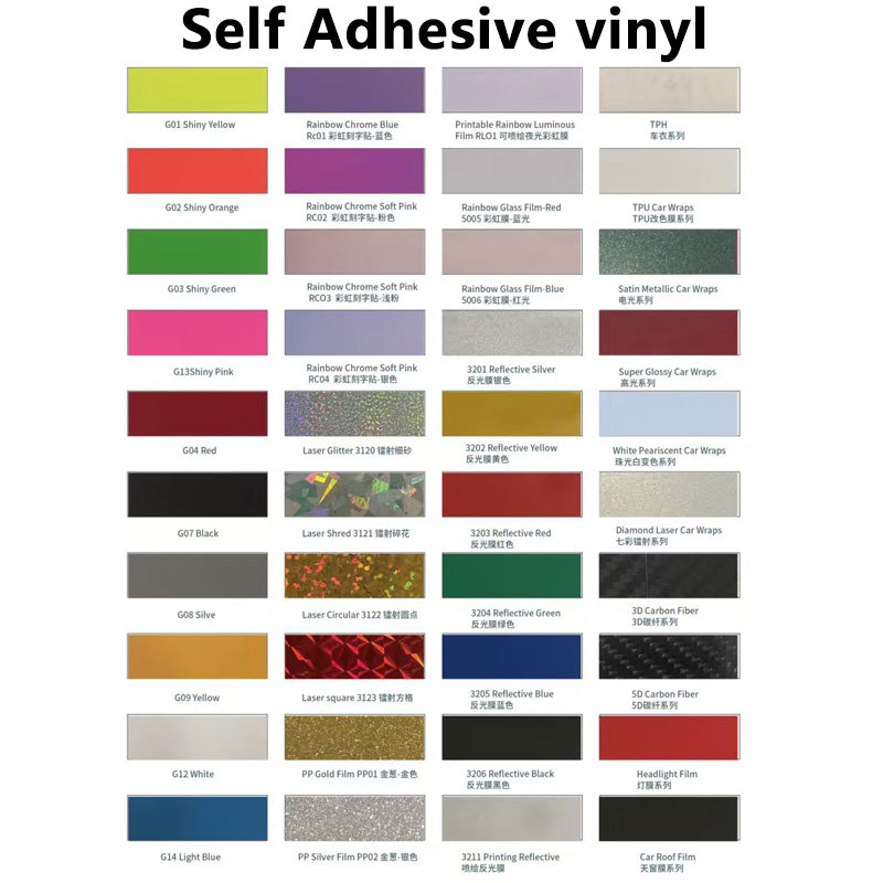 40 sets of glossy vinyl