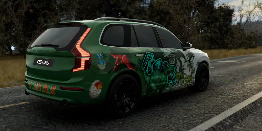 Dinosaur Paint Job