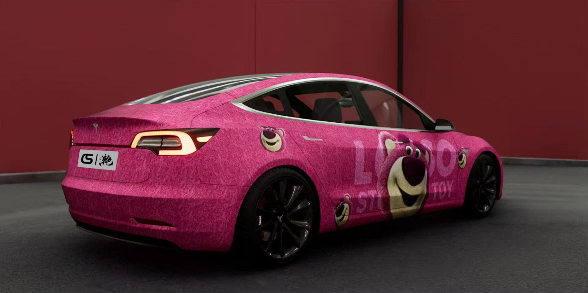 Plush Strawberry Bear